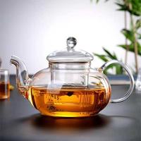 Gambar Teko Gelas Kaca Set Saringan Teh Air Kopi Panas Aesthetic 8CV102 - 600ml, Transparan dari WONGSOWANGI undefined 5 Tokopedia