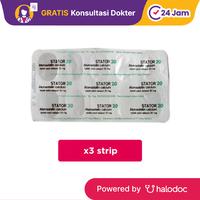 Gambar Stator 20 mg Box 30 Tablet - Obat Kolesterol - Halodoc dari Apotek Puri Beta Larangan-tokopedia undefined 1 Tokopedia