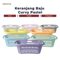 Gambar Indokurnia Keranjang Baju Curvy Pastel dari CAHAYA DEWI S undefined 1 Tokopedia