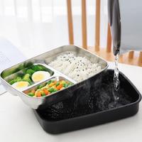 Gambar Kotak Makan Lunch Box Stainless Steel Bento 1000ml With Sendok Sumpit dari anisastorytoko undefined 4 Tokopedia