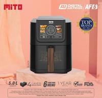 Gambar Mito Digital Air Fryer AF6 Kapasitas 5 Liter - Menggoreng Tanpa Minyak Air Fryer AF 6 Transparan - Hitam - Putih dari Media Elektronik Sesetan undefined 3 Tokopedia
