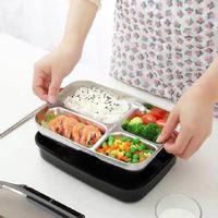 Gambar Kotak Makan Lunch Box Stainless Steel Bento 1000ml With Sendok Sumpit dari anisastorytoko undefined 3 Tokopedia