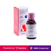 Gambar Sanadryl DMP Sirup 120 ml - Obat Batuk & Flu - Halodoc dari Apotek Kosambi Jakarta Barat undefined 1 Tokopedia