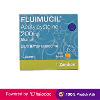 Gambar Fluimucil Granul 200 mg - Obat Batuk & Flu - Halodoc dari Apotek Halomedika Cicendo undefined 1 Tokopedia