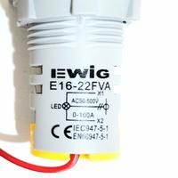 Gambar Pilot Lamp LED EWIG VOLT+Ampere Meter Indikator 22mm Ac - Merah, KOTAK dari Central Electrindo undefined 2 Tokopedia