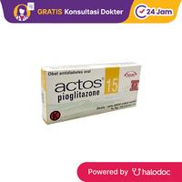 Gambar Actos 15 mg 14 Tablet - Diabetes - Halodoc dari Apotek Halomedika Cicendo undefined 1 Tokopedia