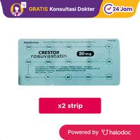 Gambar Crestor 20 mg Box 30 Tablet - Obat Kolesterol - Halodoc dari Apotek Halomedika Kp Rambutan undefined 1 Tokopedia