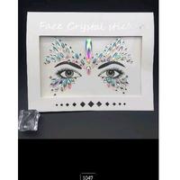 Gambar Stiker tato wajah berlian imitasi rhinestone hiasan make up makeup make-up face diamond kristal wanita dari burgessbullet22 undefined 2 Tokopedia