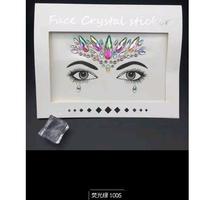 Gambar Stiker tato wajah berlian imitasi rhinestone hiasan make up makeup make-up face diamond kristal wanita dari burgessbullet22 undefined 1 Tokopedia
