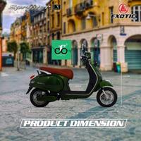 Gambar Sepeda Motor Listrik Vespa Exotic Sprinter LX TERBARU L X dari DavidBikeStore99 undefined 4 Tokopedia