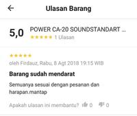 Gambar POWER CA-20 SOUNDSTANDART BARU 07Zept24 perkakas dari riavashop undefined 3 Tokopedia