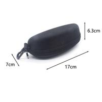 Gambar ACS005 Kotak Kacamata Reseleting box Sunglasses / Tempat Kacamata Resleting Waterproof Hardcase Cover Kacamata Box Case Resleting - ACS005-BLACK dari Racun Mall Makassar undefined 3 Tokopedia
