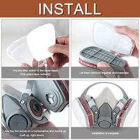 Gambar POWECOM Cartridge Filter Masker Gas Respirator Activated Carbon 2 PCS - 6200 dari Yourfavproduct undefined 4 Tokopedia