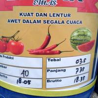Gambar Ready! Plastik Mulsa Hitam Perak 18 Kg Cap Badak Ukuran Lebar 80 Cm Panjang 735 Meter Berkualitas dari CV. ABDI NUSANTARA undefined 3 Tokopedia