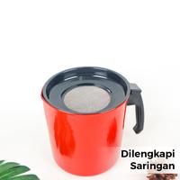 Gambar Maspion Oil Pot 1.5 Liter Stainless Steel + Saringan - MN dari manolistore undefined 3 Tokopedia