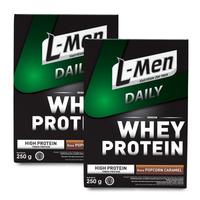 Gambar Twin Pack: L-Men Hi Protein Whey Daily Popcorn Caramel 250Gr Promo dari Quickly Click undefined 4 Tokopedia
