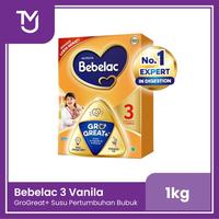 Gambar Bebelac 3 Vanila Grogreat+ Susu Pertumbuhan Usia 1-3 Tahun 1000Gr 1Kg Asli 100% dari Dinar store10 undefined 1 Tokopedia