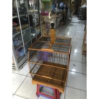 Gambar SANGKAR KANDANG CUNGKOK BAMBU UK 32 x 32 dari Wearsha Diskon undefined 2 Tokopedia