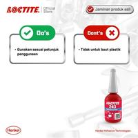 Gambar Henkel LOCTITE 243 THREADLOCKER Lem Baut 10 ml Twin Pack TERJAMIN BERKUALITAS | dari KINGDOM SHOPS undefined 5 Tokopedia