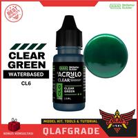 Gambar ACRYLO CLEAR GREEN CL6 cat gundam best hand brush airbrush model kit dari Wahkhilaf undefined 1 Tokopedia