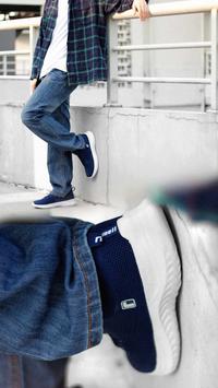 Gambar Rhumell Atlantis - Sepatu Casual Running - Biru Putih, 37 dari Rhumell undefined 5 Tokopedia