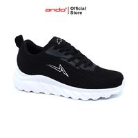 Gambar Ando Official Sepatu Sneakers M-Sport Pria Dewasa - Hitam/Putih - 39 dari Ando Official Store undefined 2 Tokopedia