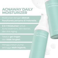 Gambar [[READY STOCK]] ACNAWAY DAILY MOISTURIZER PELEMBAB WAJAH ONLY FOR ACNE SKIN MENJAGA KELEMBABAN DAN MENGAHALUSKAN KULIT WITH KARELA + CERAMIDE COMPLEX + PROPOLIS 【BPOM】 [[BARANG TERLARIS]] dari Tilye undefined 1 Tokopedia