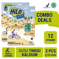 Gambar HiLo Teen Vanilla Caramel 750gr x 2 pcs - Susu Tinggi Kalsium Rendah Lemak - BPOM and Halal Certified dari pin8 undefined 1 Tokopedia