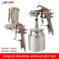 Gambar Original Devilbiss Spray Gun JGX-502 Car Spray Gun Nozzle 1.4 / 1.8mm Pneumatic Gravity Type / Up Suction Type Paint Spray Gun dari Fitrah Hadi Market undefined 5 Tokopedia