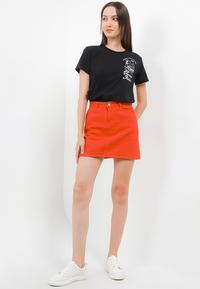 Gambar FILA Kaos Wanita Lanelle - Black - S dari FILA Official Store undefined 5 Tokopedia
