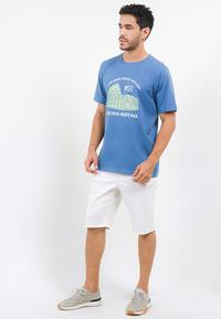 Gambar FILA Kaos Pria Sezto - Blue - XL dari FILA Official Store undefined 5 Tokopedia