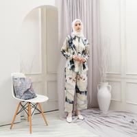 Gambar Lalucuku Baju Tidur Pajamas Premium Series Piyama Tie Dye/Set Wanita Lengan Panjang dari savv savv seller undefined 4 Tokopedia