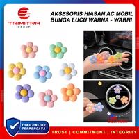 Gambar Hiasan Pajangan Ac Aksesoris Dashboard Mobil Flower Bunga Lucu Warna Warni SET dari Trimitra Group undefined 1 Tokopedia