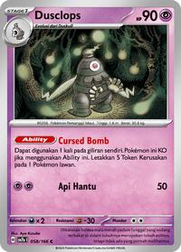 Gambar Kartu Pokemon Card Game Bahasa Indonesia SV7S / 58 - Dusclops dari Chekku Pointo Official undefined 1 Tokopedia