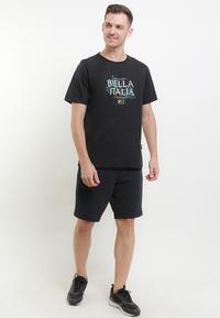Gambar FILA Kaos Pria Deluno - Black - M dari FILA Official Store undefined 5 Tokopedia