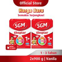 Gambar Sgm Eksplor 1+ Dengan Ironc Susu Pertumbuhan Rasa Vanilla 900Gr X 2 dari warung busel undefined 1 Tokopedia