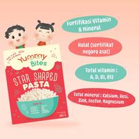 Gambar Premium- Yummy Bites Star Shaped Pasta 250g dari faaisal shop undefined 2 Tokopedia