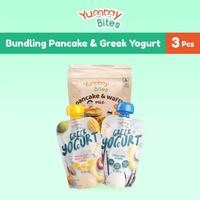 Gambar Premium- Bundling Yummy Bites Pancake & Waffle Mix 150g + Greek Yogurt Vanilla dari triani store7 undefined 1 Tokopedia