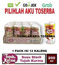 Gambar Susu Steril Tujuh Kurma - ( Harga 1 Pack Isi 12 Kaleng ) Asli 100% dari rempahcianjur undefined 2 Tokopedia
