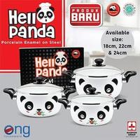 Gambar PANCI ENAMEL HELLO PANDA MASPION 24 CM HELLOPANDA24CM 1145 dari badakkijo undefined 1 Tokopedia