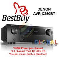 Gambar BISA E-FAKTUR! Denon AVRX250BT AV Receiver 5.1 Ch AVR-X250BT Bluetooth AVRX-250 BT dari ebonie store undefined 3 Tokopedia