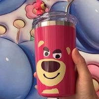 Gambar Ready Termos Tumbler Lotso ML+Gratis Box Include Sedotan Coffee tumbler Botol Stainless Termos Botol Minum Lotso Dengan Sedotan Botol Air Minum Motif Beruang Dan Strawberry Kartun Lucu Tahan panas/dingin * dari blistershop undefined 5 Tokopedia