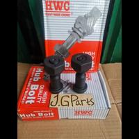 Gambar BAUT RODA DEPAN KANAN / RH HINO BUS RK 260 / RK 8 HWC dari J.G parts undefined 3 Tokopedia