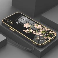 Gambar Casing Hp For VIVO V11 Pro V11 V11i V5 Lite V5 Plus V5 V5s V9 Youth  V9   Bunga begonia full Lens Cover Shoftcase slim shockproof silicon soft case premium - Black, VIVO V5s dari parabatokoresmi undefined 3 Tokopedia