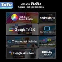 Gambar TUTU Google Smart TV 43 inch - HDR10 - Full HD - 5G WiFi - HDMI - Google Assistant - Model IDTT43G01 dari Eroc Electronic Indonesia undefined 2 Tokopedia