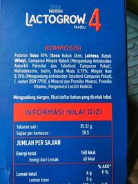 Gambar Lactogrow 4 Madu 1 kg susu bubuk untuk anak usia 3 tahun keatas dari kerudungpartiyeum terrrbarryyyyy undefined 2 Tokopedia