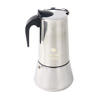 Gambar MOKA POT TEKO STOVETOP FILTER - 2 4 6 12 CUP (COFFEE MAKER) MODEL ITALY - Silver - 2 CUP dari Sameo Coffee undefined 2 Tokopedia