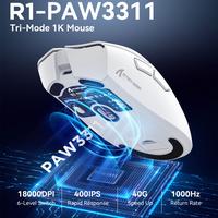 Gambar Attack Shark R1 Bluetooth Mouse,18000dpi,1000Hz,PAW3311,Tri-mode Connection, Macro Gaming Mouse dari sumarsih asiih86 undefined 5 Tokopedia