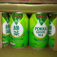 Gambar JT-2024 POKKA GREEN TEA JASMINE 330 ML ISI 24 KALENG dari Divya Martabak undefined 1 Tokopedia
