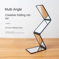 Gambar Cermin Rias 4 Lipat portable 360° Make Up Mirror Led Foldable Kaca Lipat 4 Sisi dari FunToys711 undefined 5 Tokopedia